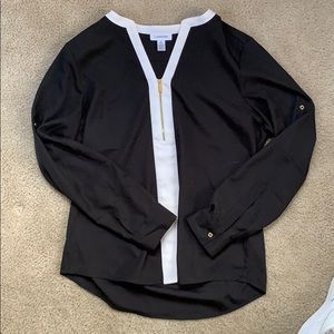 Long-Sleeve Dress Blouse